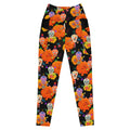 Vibrant Premium Sugar Skull Leggings with a high-waisted cut and pockets, perfect for showcasing your style.