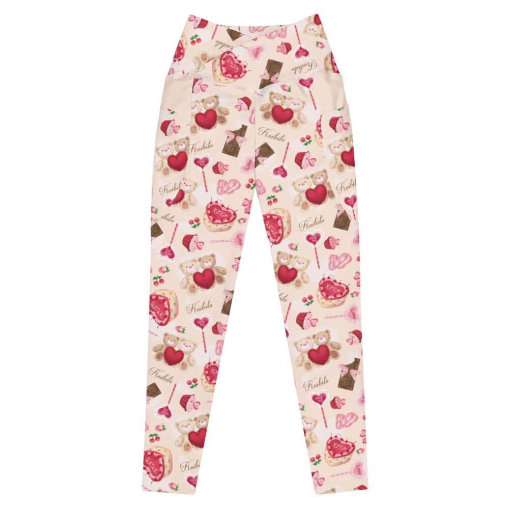 Buttery-soft Premium Sugar Sweetheart Leggings with a playful print, perfect for mixing and matching on Valentine's Day.