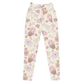 Premium Sweet Teddy Leggings with a charming print, high-waisted design, and practical side pockets for comfort.