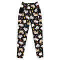 Stylish Premium Trick or Treaters Leggings featuring playful pets and Halloween treats, perfect for festive fun!