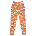 Adorable Premium Trick or Treaters Leggings with a fun Halloween design, perfect for festive outings and comfort.