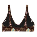 Stylish and playful, the Royal Cookie Padded Bikini Top features a fun chocolate design perfect for summer outings.