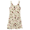 Flirty and fun, the Royal Cookie Skater Dress features a unique cookie print and a flattering flared skirt.