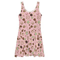 Royal Cookie Skater Dress features a playful cookie design and flared skirt, perfect for any sweet occasion.