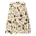 Royal Cookie Skater Skirt features a sweet design with cookies and chocolates, perfect for any occasion.