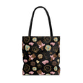Stylish Royal Cookie Tote Bag (Dark Chocolate) featuring a fun chocolate and cookie pattern, perfect for any outing.