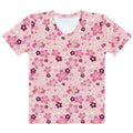 Sakura T-shirt features a vibrant floral design, perfect for spring and everyday comfort. Ideal for gym and casual wear.