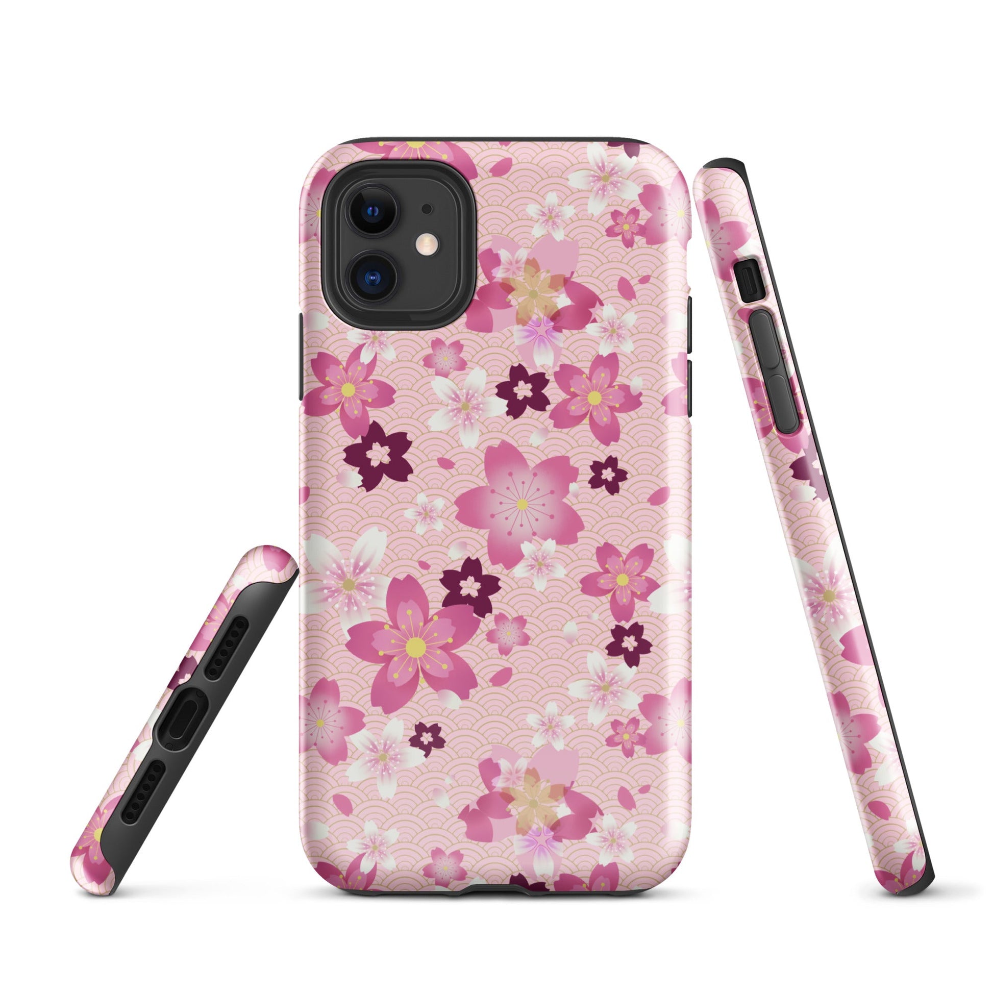 Stylishly protect your phone with the Sakura iPhone® Tough Case, featuring a beautiful floral design and durable materials.