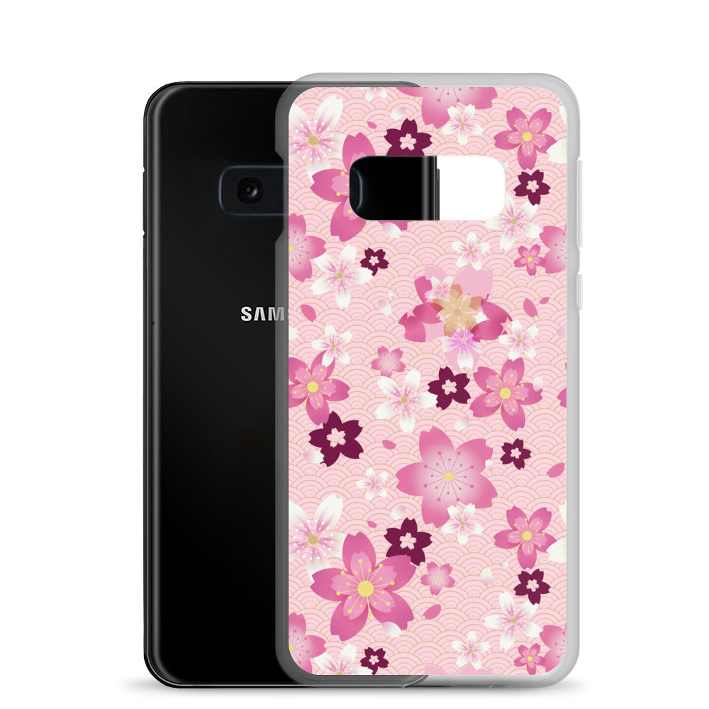 Sakura Samsung® Clear Case showcases beautiful cherry blossom design while protecting your phone from daily wear.