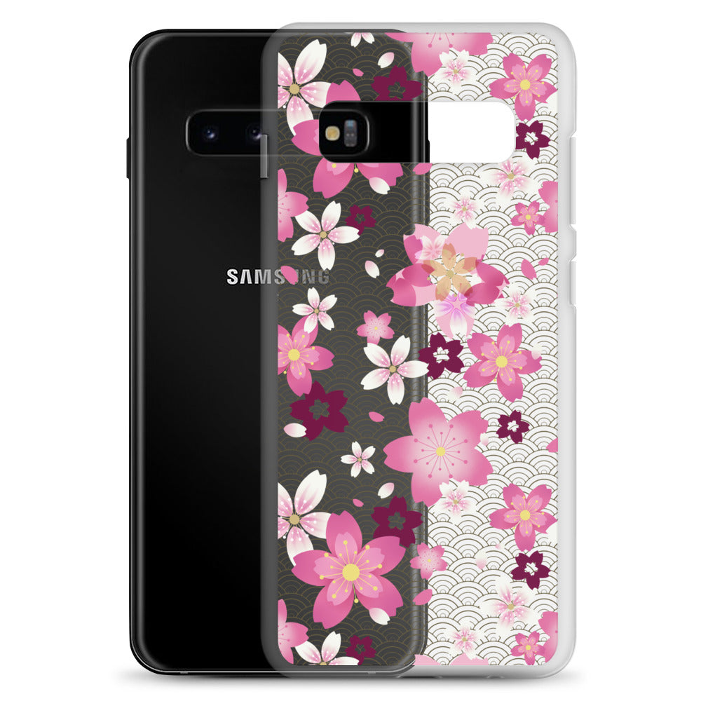 Sakura Samsung® Clear Case features a beautiful floral design, protecting your phone with style and durability.