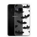 Stylish Aensland Samsung® Clear Case featuring playful bat design, perfect for protecting your phone in any weather.