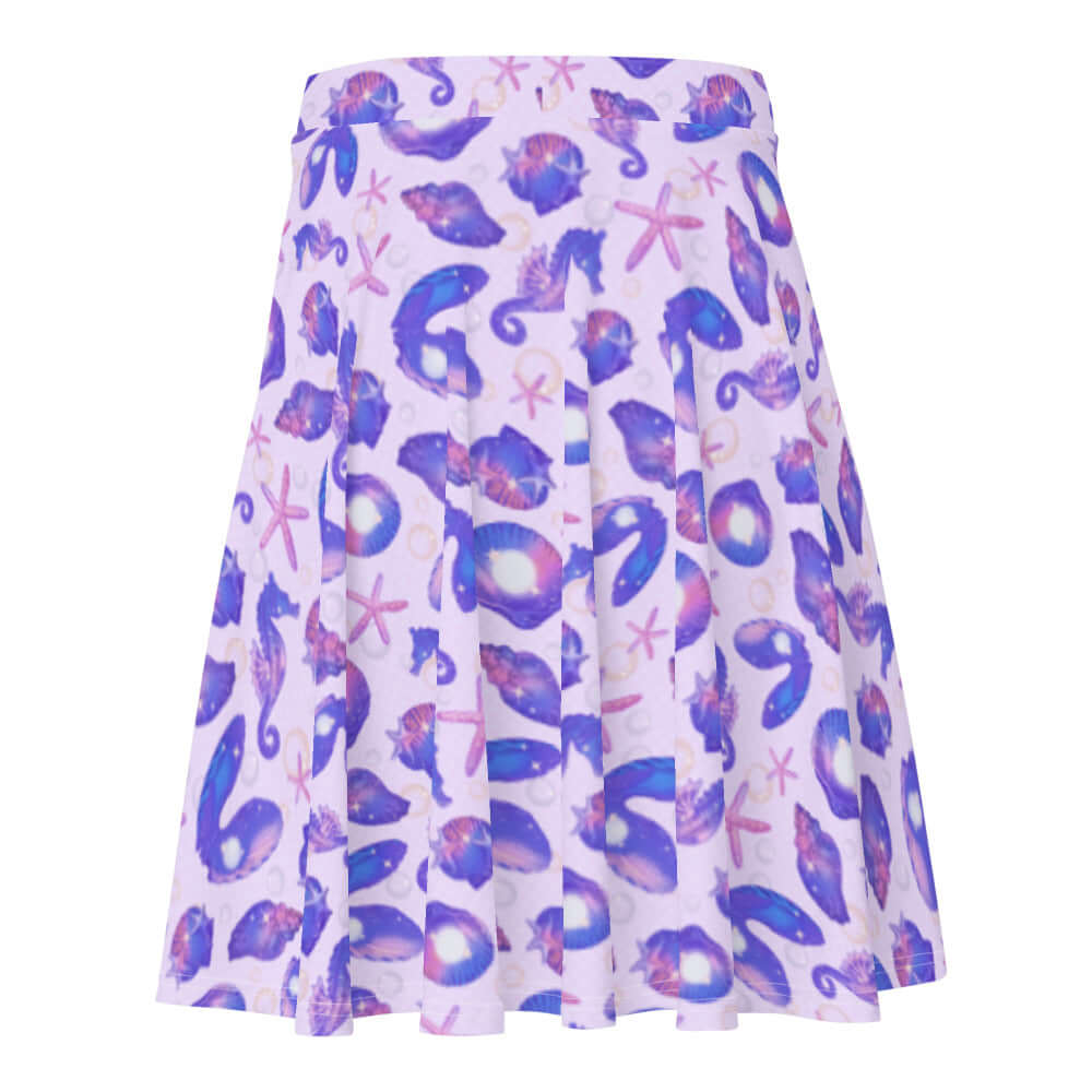 Flatter your figure in the Sea Princess Skater Skirt, adorned with seashells and stars for a mermaid-inspired look.