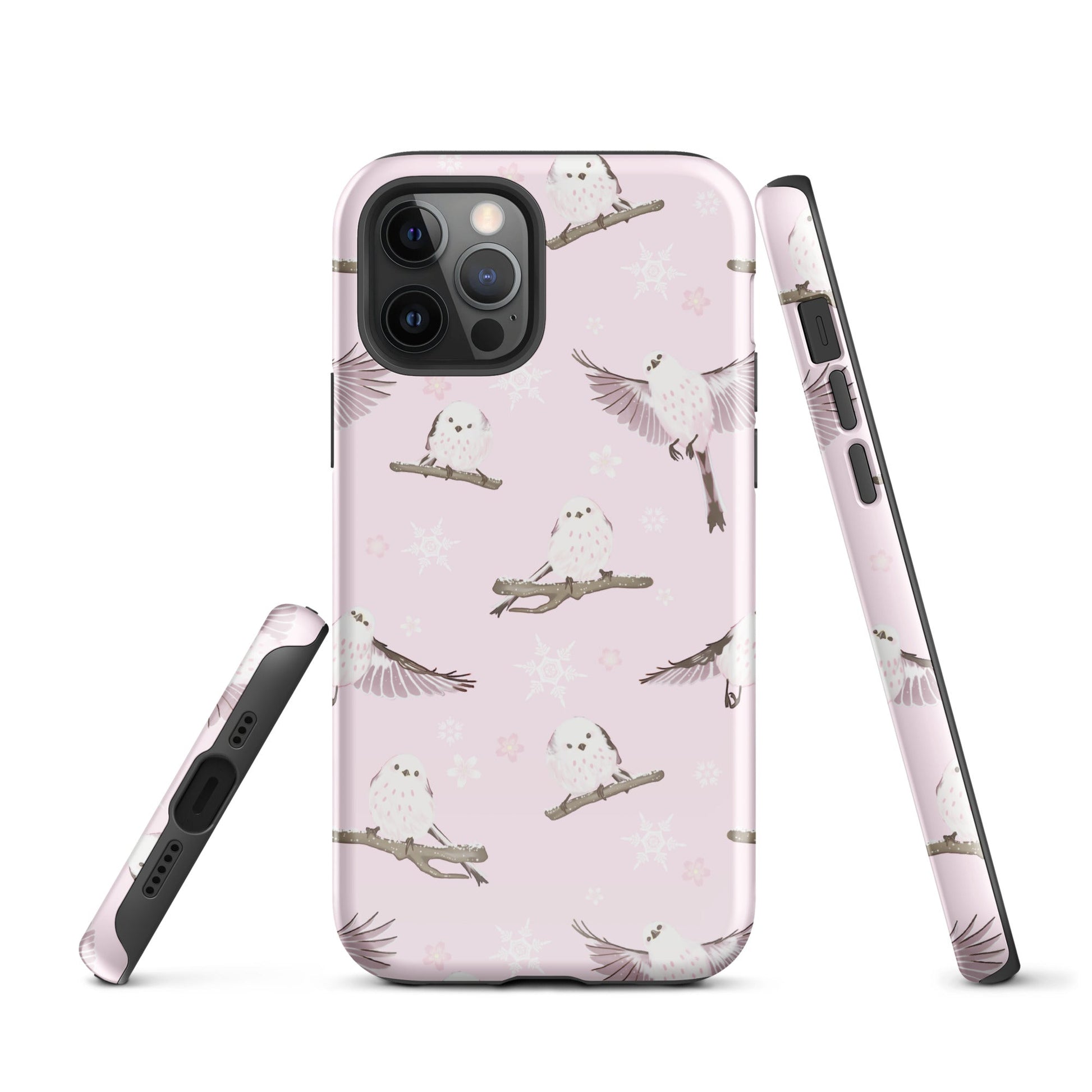 Stylishly protect your phone with the Snow Bird iPhone® Tough Case, featuring a cute bird design and durable layers.