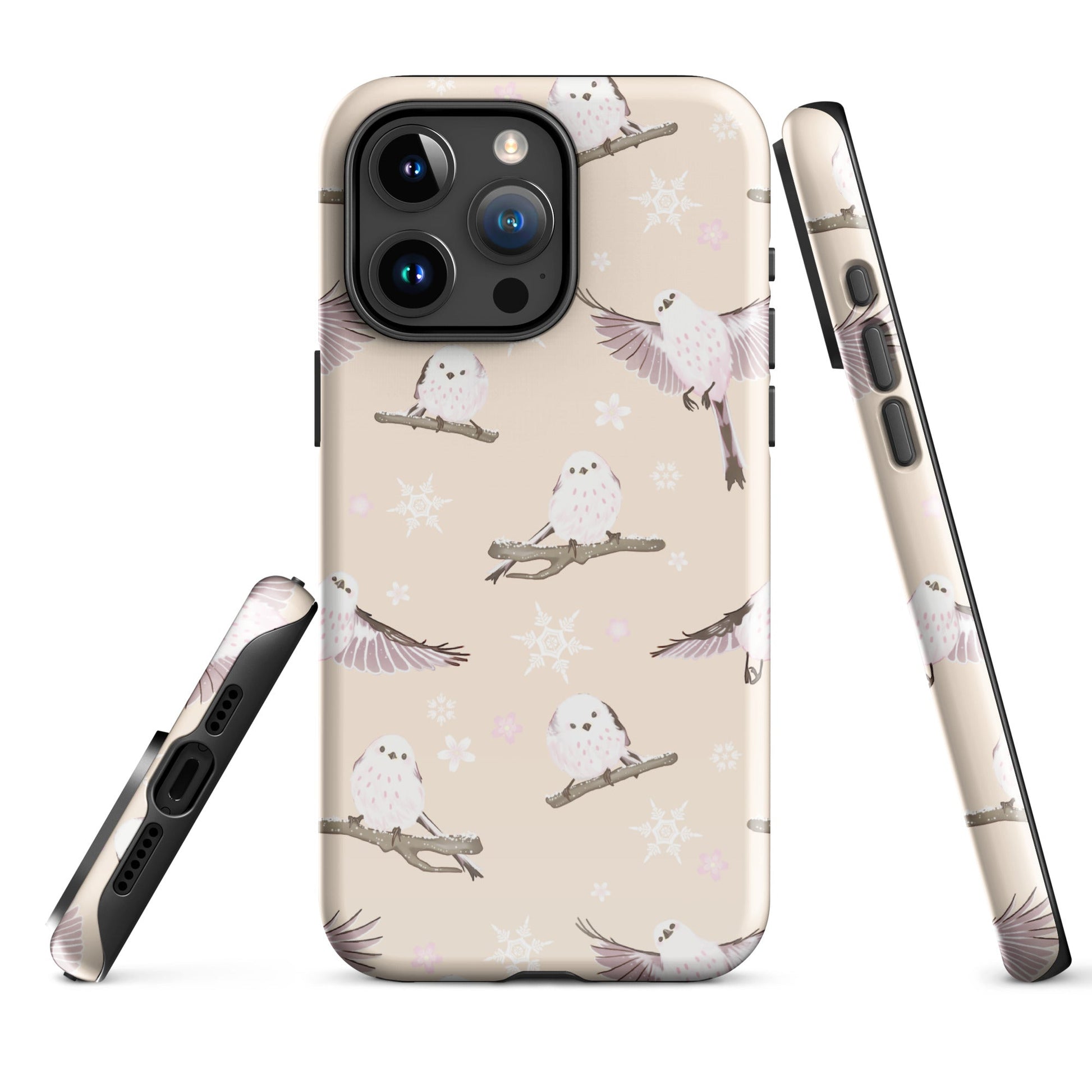 Stylishly protect your phone with the Snow Bird iPhone® Tough Case, featuring a durable dual-layer design.