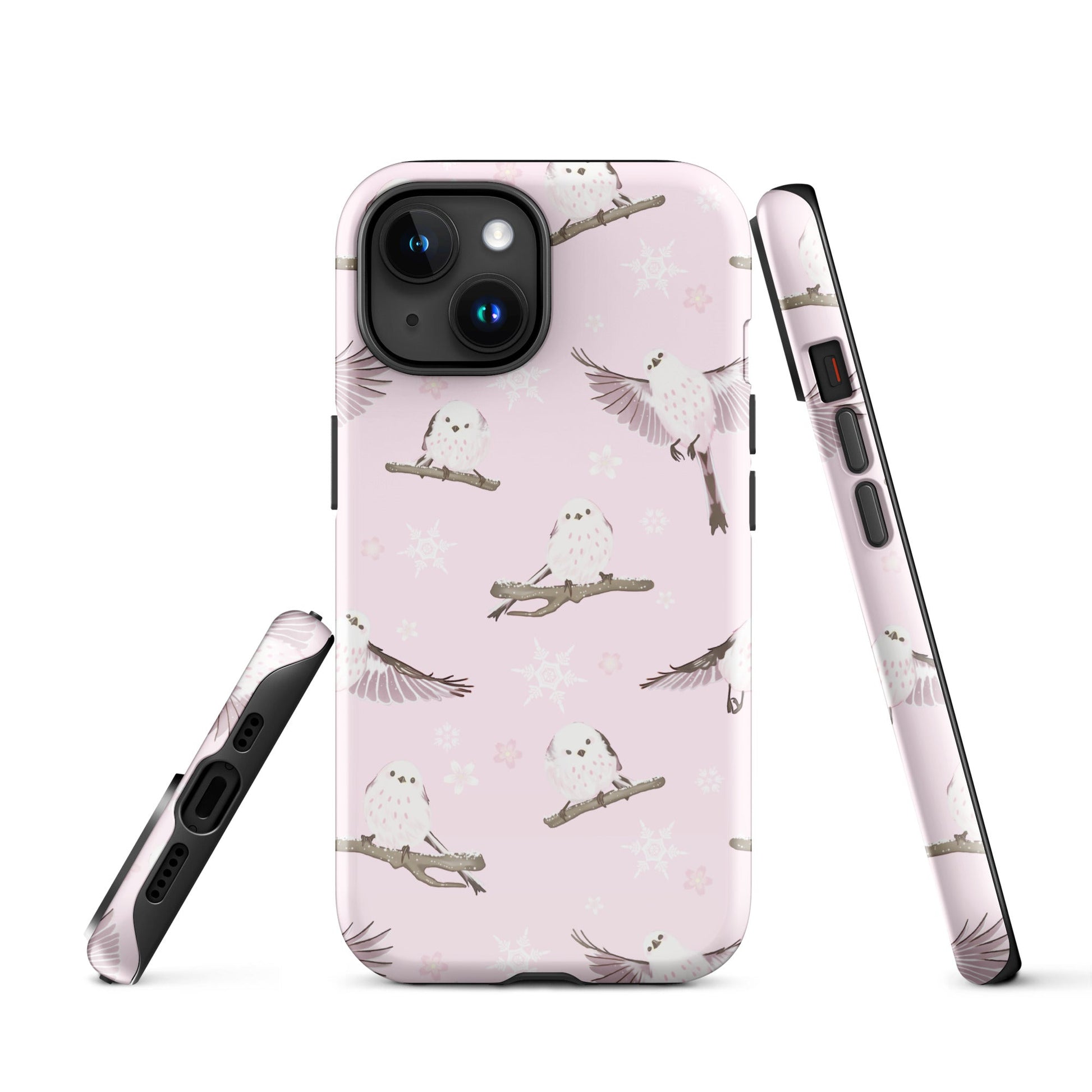 Stylishly protect your phone year-round with the Snow Bird iPhone® Tough Case, featuring a charming owl design.