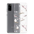 Snow Bird Samsung® Clear Case features adorable birds, perfect for winter outings and protecting your Samsung device.