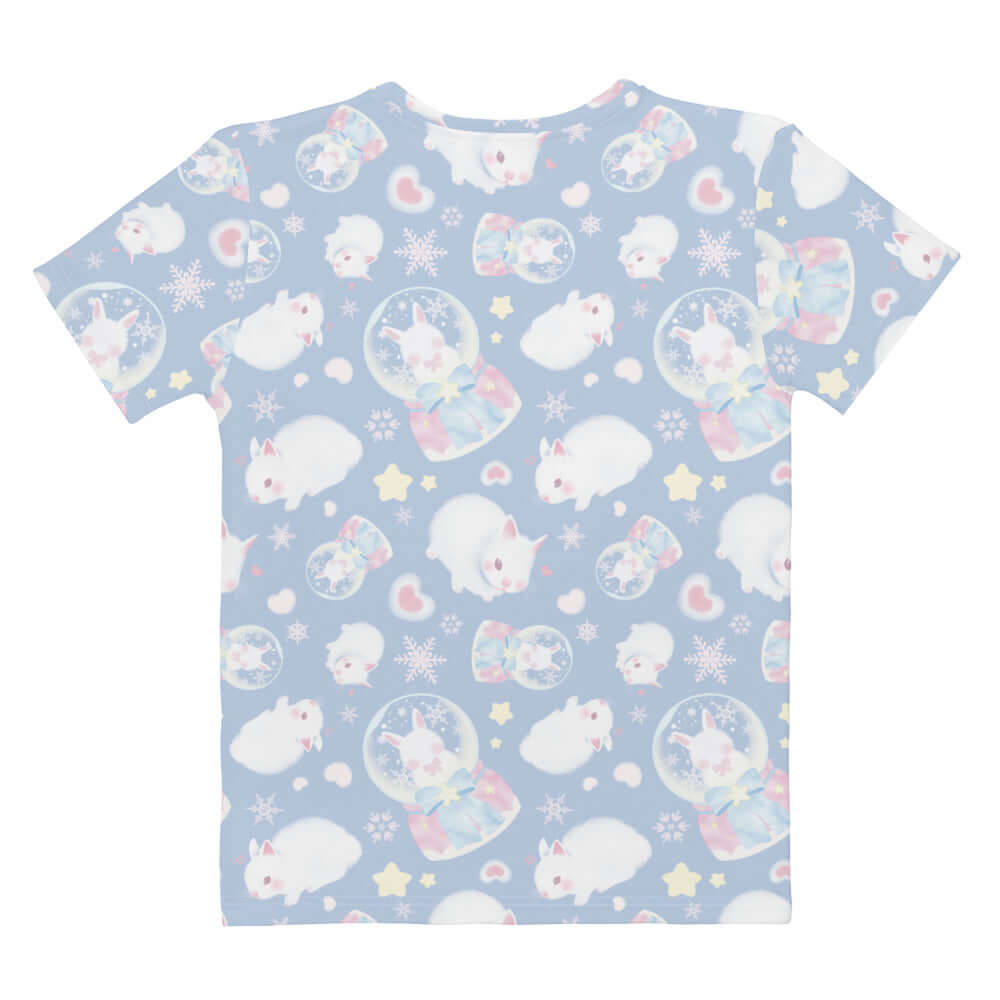 Soft and comfy Snow Bunny T-shirt featuring a cute print, perfect for lounging, workouts, and cozy nights.