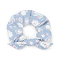 Snow Bunny Scrunchie featuring adorable bunnies, perfect for adding charm to any pastel outfit.