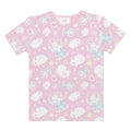 Soft and stylish Snow Bunny T-shirt in pink, perfect for lounging, workouts, or bedtime comfort.