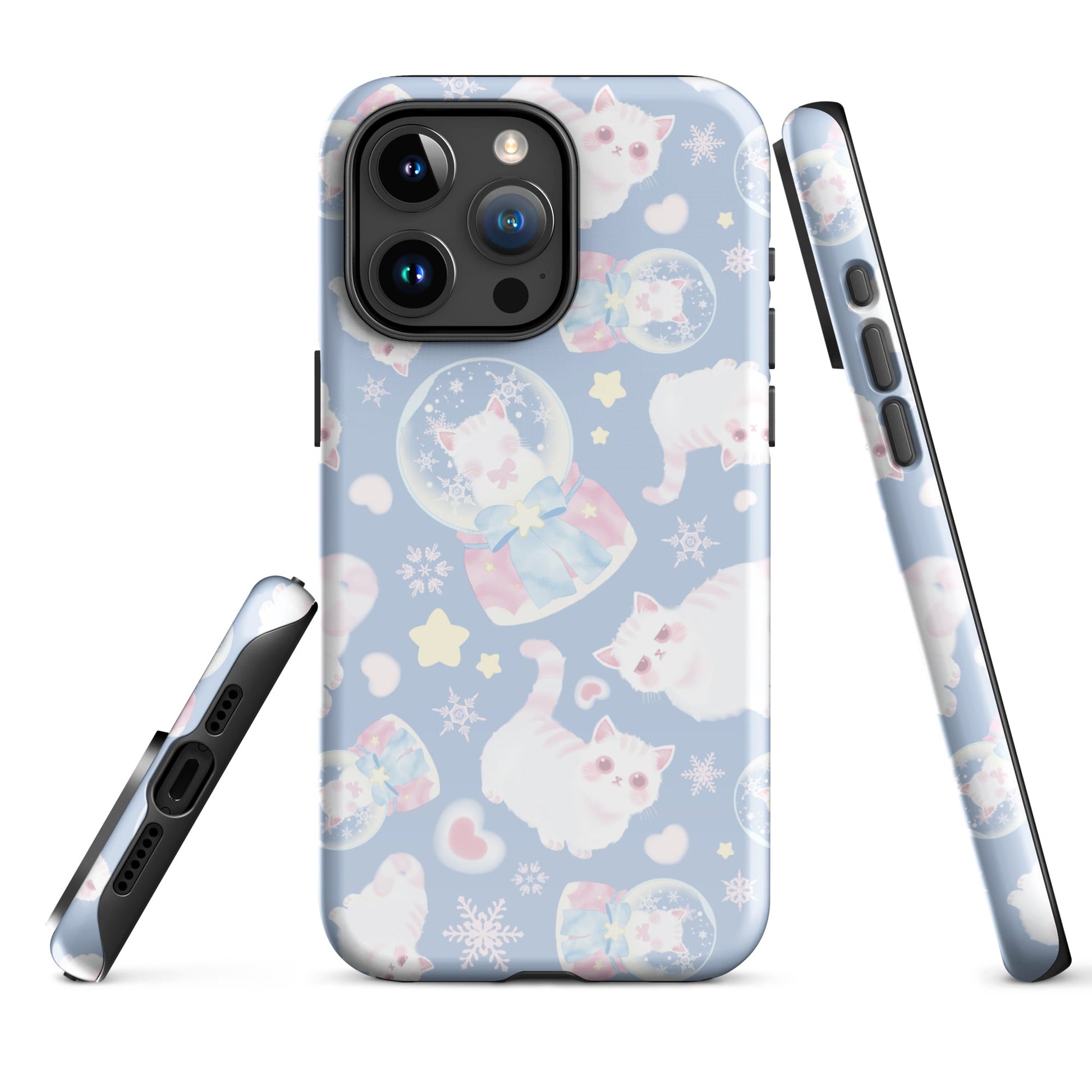 Durable Snow Kitten iPhone® Tough Case features a playful design and impact-resistant protection for your phone.