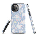 Stylish Snow Kitten iPhone® Tough Case featuring a cute design, durable polycarbonate, and TPU for maximum protection.