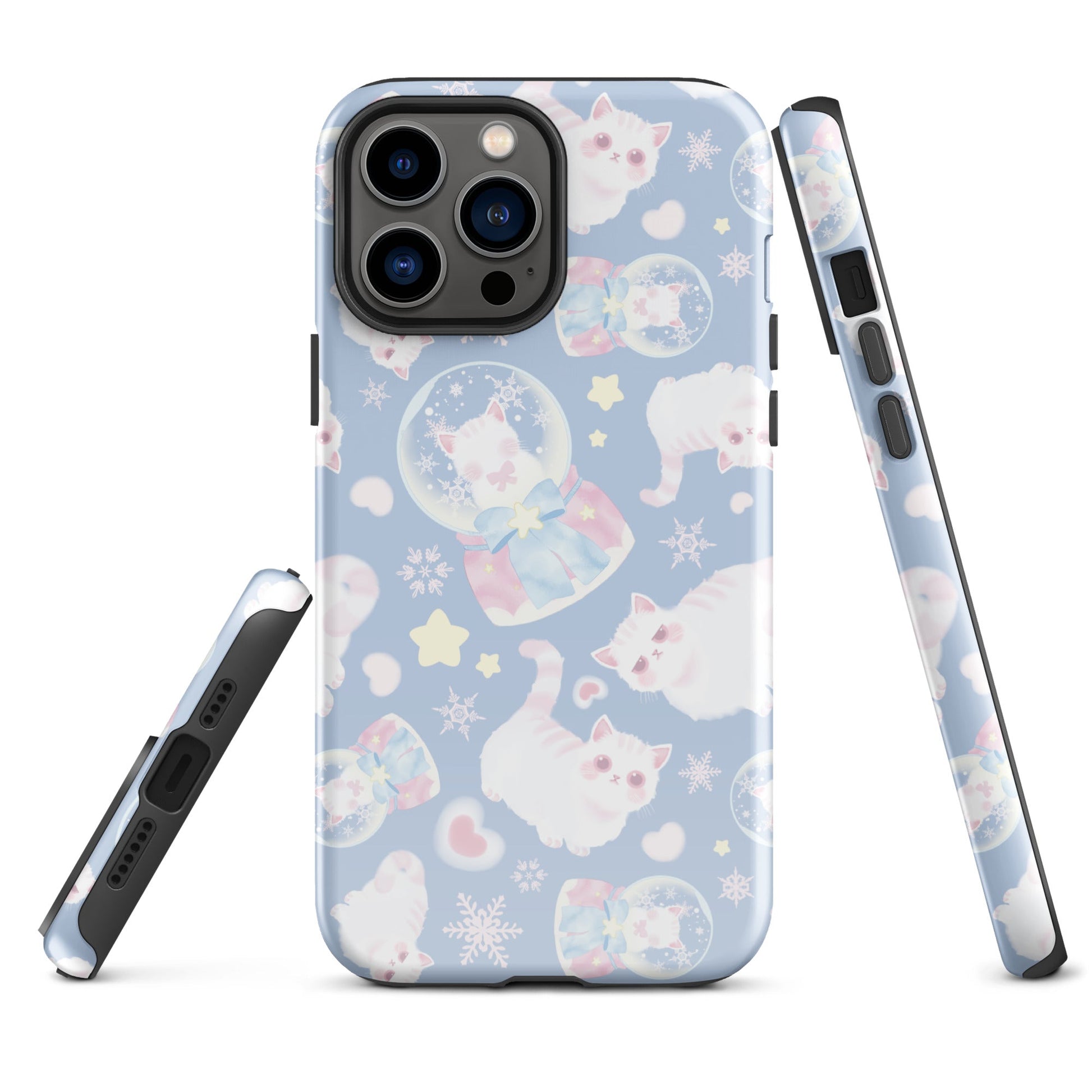 Stylishly protect your phone with the Snow Kitten iPhone® Tough Case, featuring a cute kitten design and durable layers.