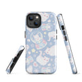 Snow Kitten iPhone® Tough Case features a cute kitten design with durable protection and stylish flair for your phone.