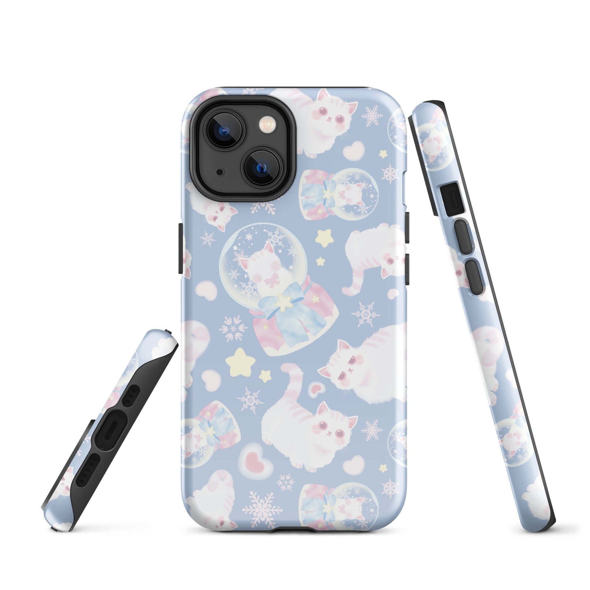 Snow Kitten iPhone® Tough Case features a cute kitten design with durable protection and stylish flair for your phone.