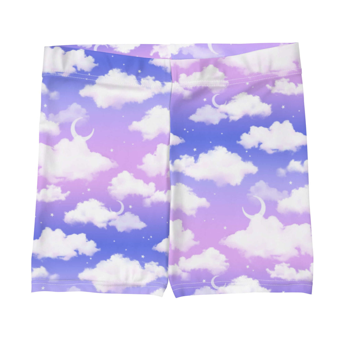 Stylish Cloudy Sky Shorts in soft fabric, perfect for gym or casual outings, adding flair to any outfit.