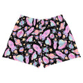 Colorful Space Athletic Short Shorts featuring a fun cosmic print, perfect for comfort and style at your favorite store.