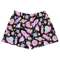 Colorful Space Athletic Short Shorts featuring fun cosmic designs, perfect for comfort and style during any activity.