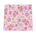 Cute Strawberry Shorts featuring a fun print, perfect for workouts or casual wear. Match with a Strawberry sports bra!