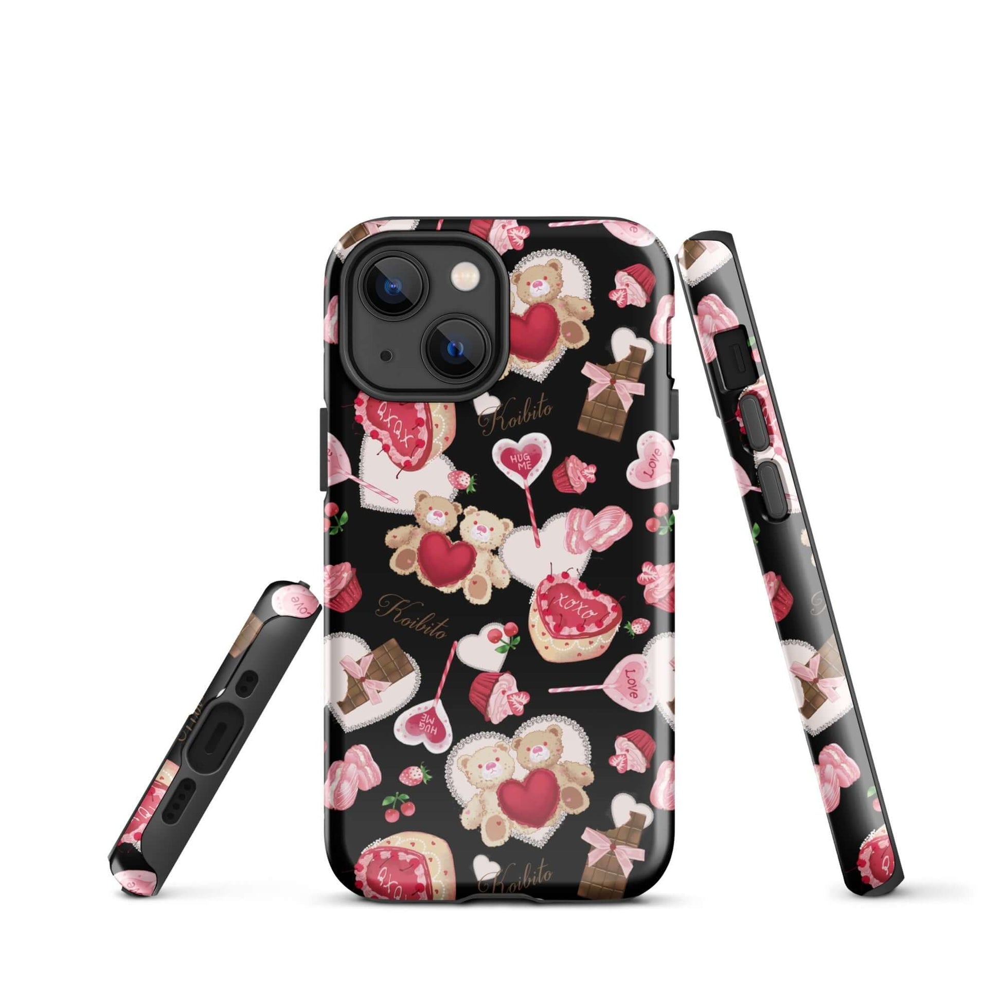 Stylish Sugar Sweetheart iPhone® Tough Case features a cute design and dual-layer protection for ultimate safety.