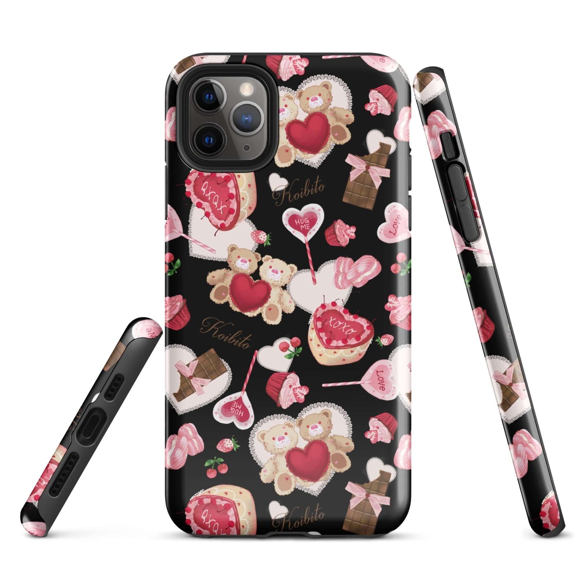 Stylish Sugar Sweetheart iPhone® Tough Case features a cute design, offering durable protection for your phone.