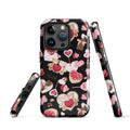 Stylish Sugar Sweetheart iPhone® Tough Case featuring adorable prints, offering durable, dual-layered protection.