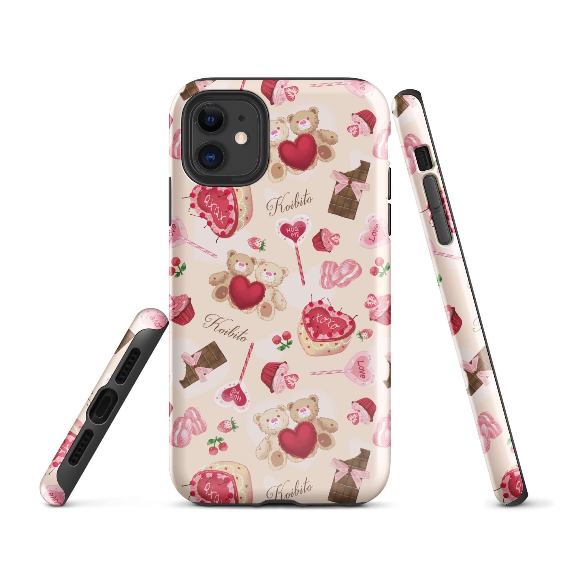 Stylish Sugar Sweetheart iPhone® Tough Case featuring a sweet design for ultimate protection and fashion.