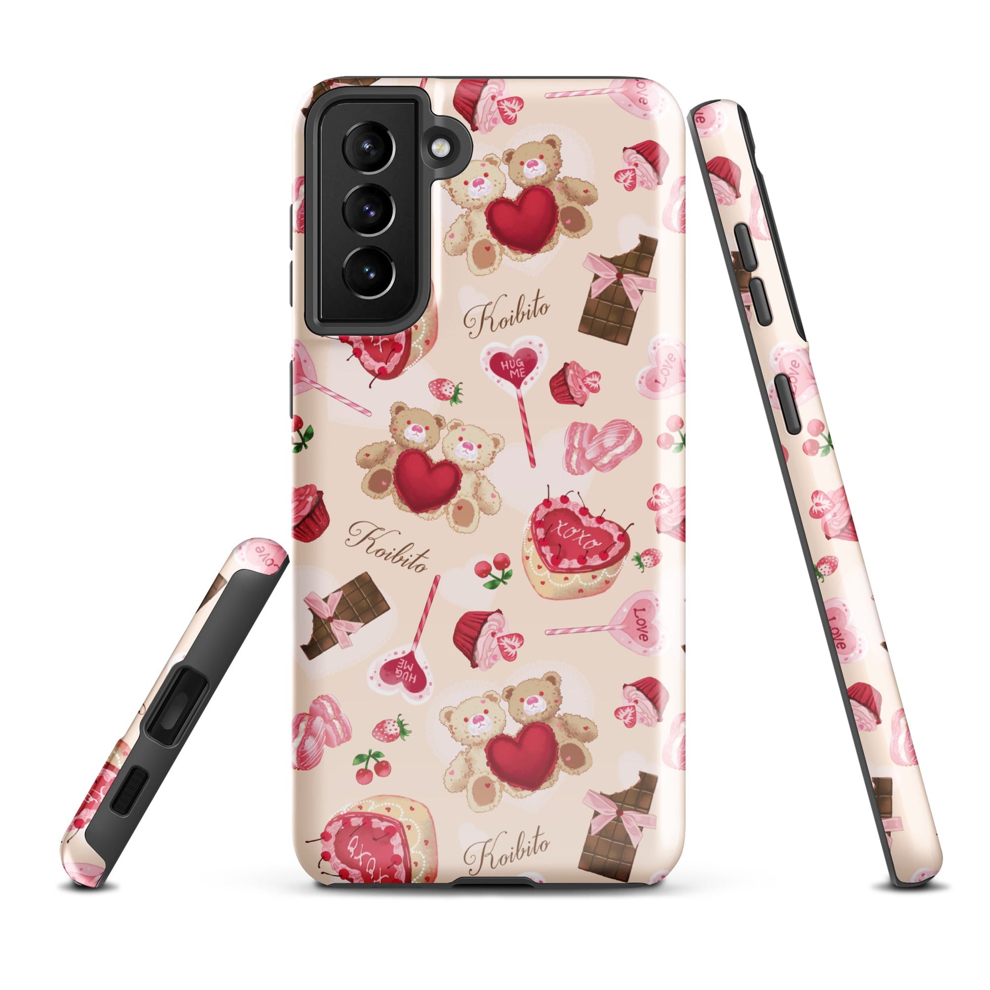 Stylish Sugar Sweetheart Samsung® Tough Case features a charming design, ensuring durability and protection for your phone.