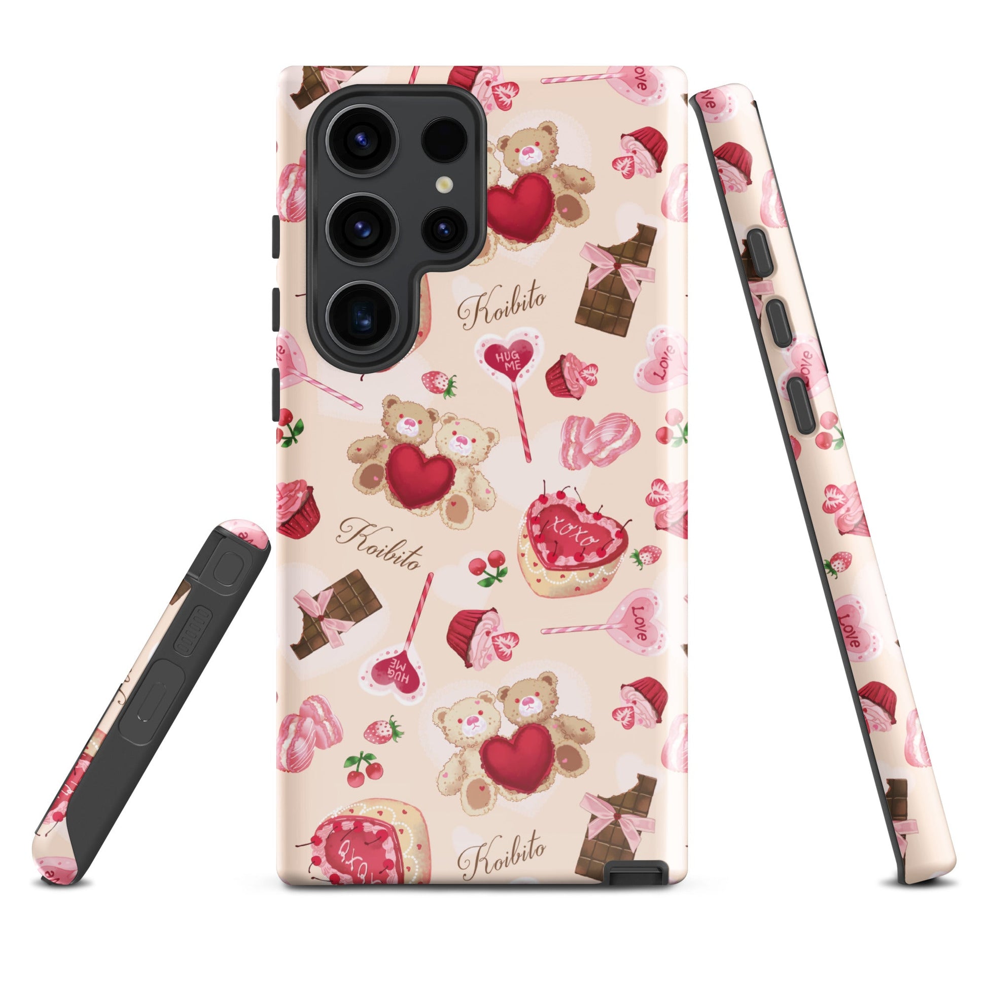 Protect your phone stylishly with the Sugar Sweetheart Samsung® Tough Case, featuring a playful candy design.