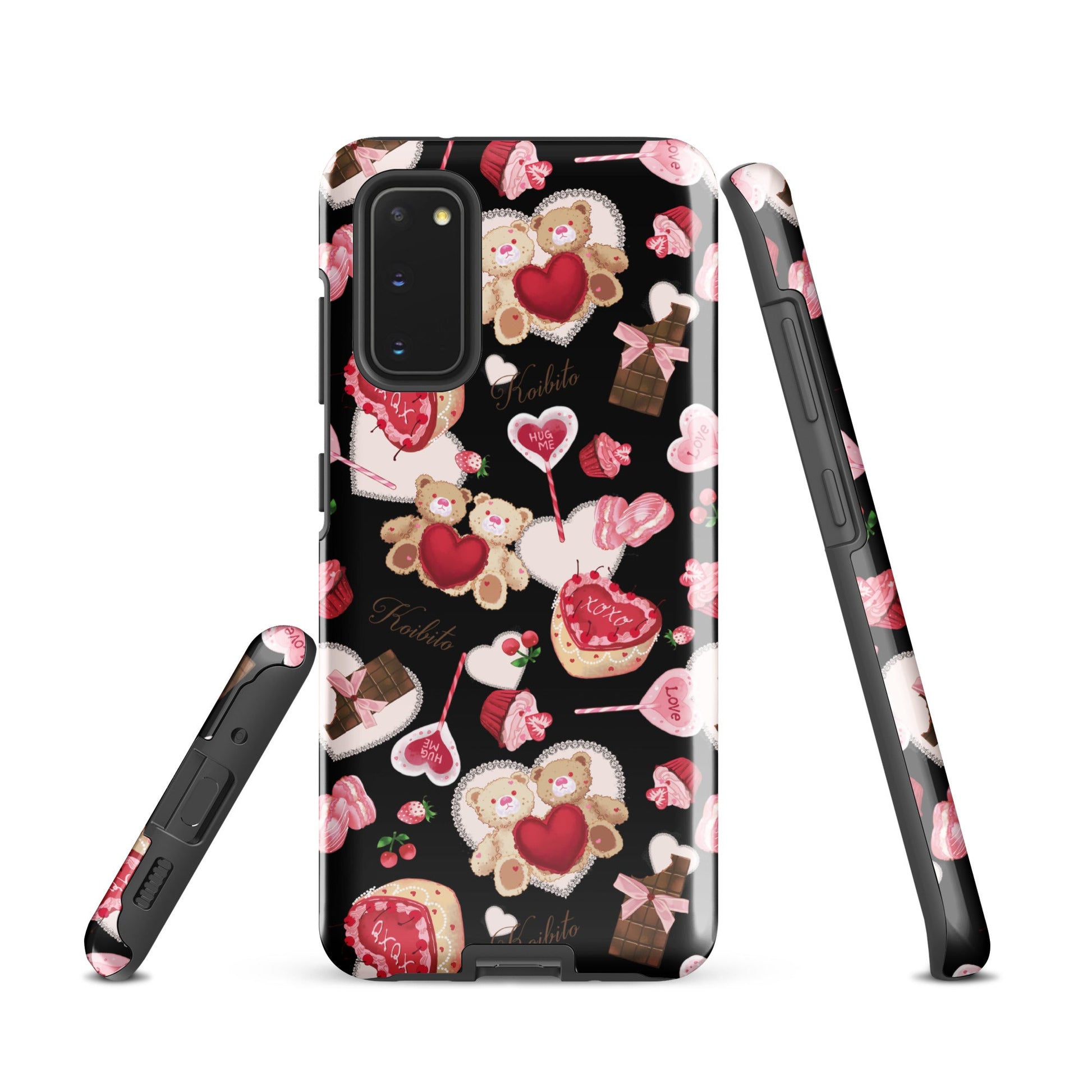 Stylish Sugar Sweetheart Samsung® Tough Case features a cute design, ensuring durability and stylish protection for your phone.