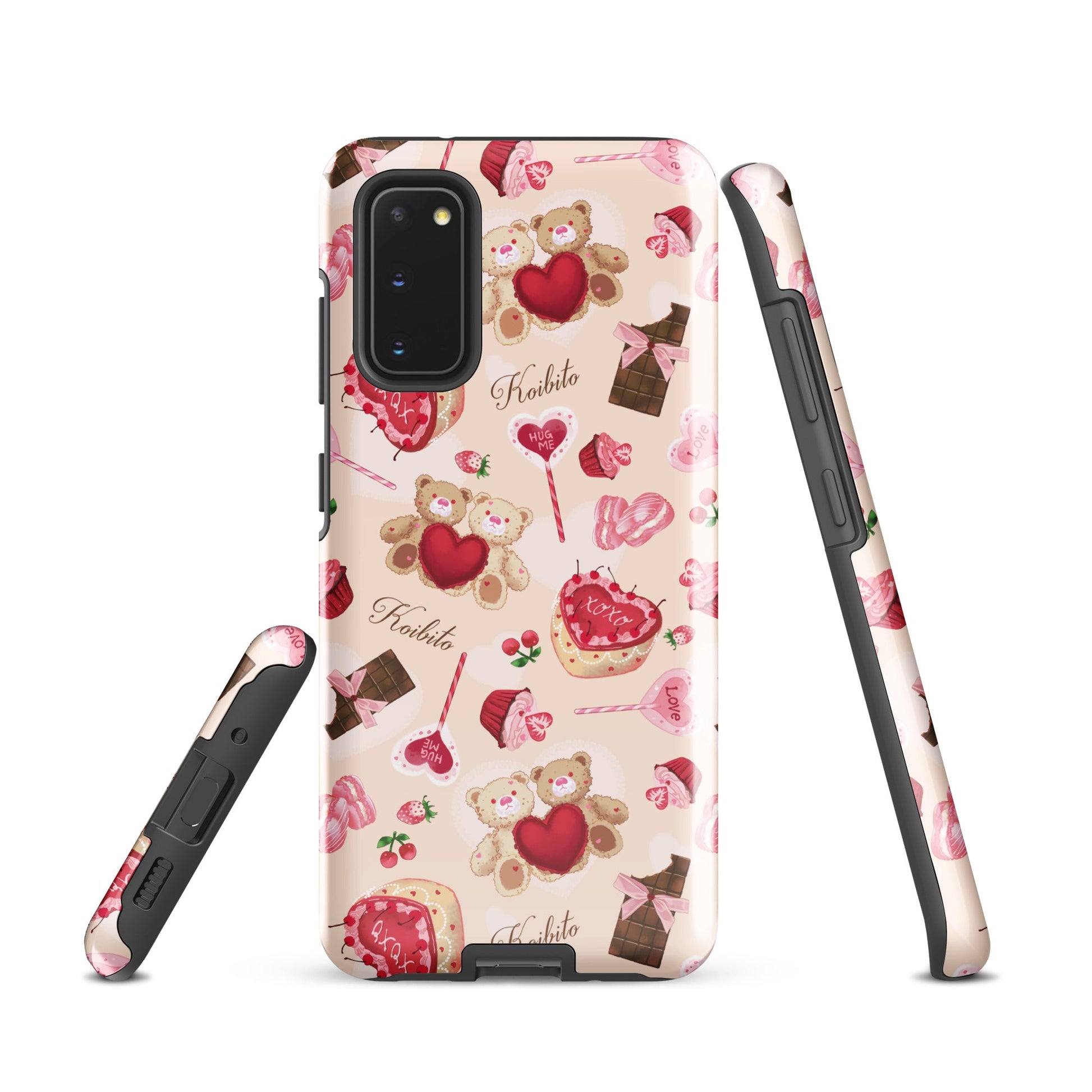 Stylish Sugar Sweetheart Samsung® Tough Case with cute designs, offering impact resistance and dual-layer protection.