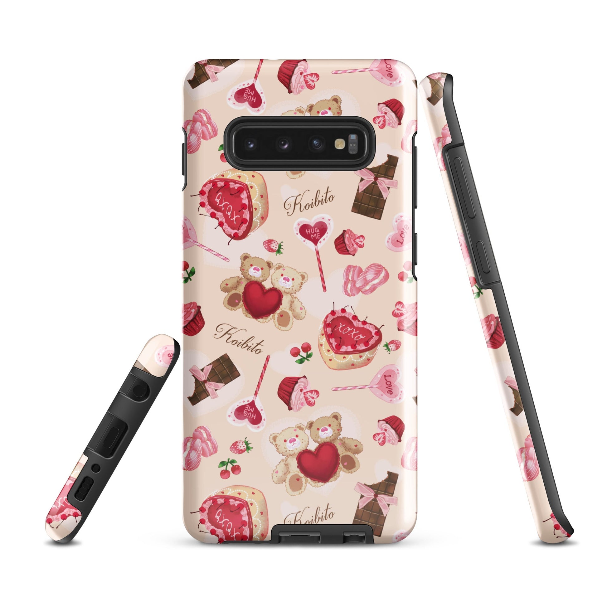 Stylish Sugar Sweetheart Samsung® Tough Case features a cute design with durability, perfect for protecting your phone.
