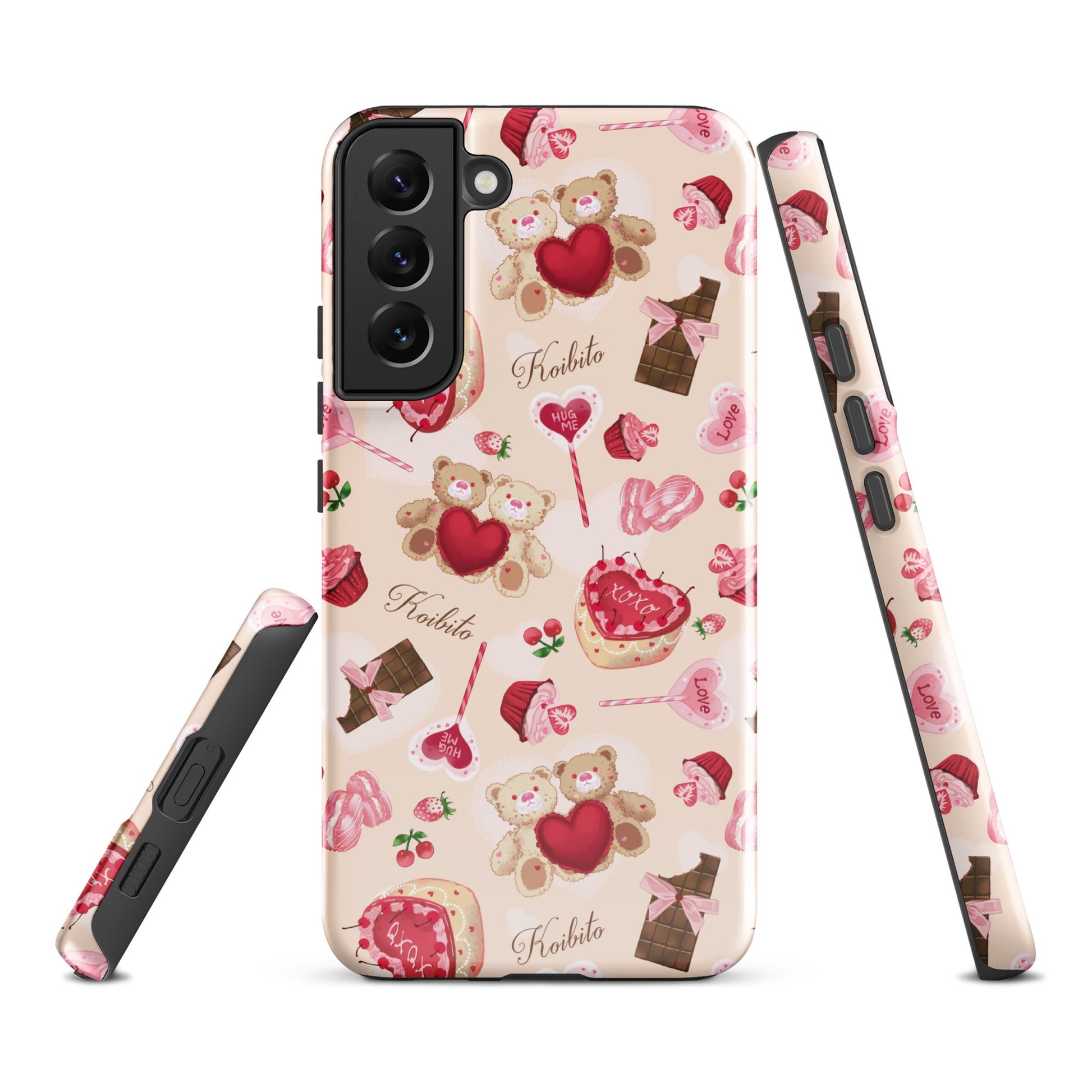 Stylish Sugar Sweetheart Samsung® Tough Case features a cute design that offers dual-layer protection for your phone.
