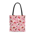 Stylish and cute, the Sugar Sweetheart Tote Bag (Pink) is perfect for Valentine's Day outings and everyday use.