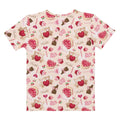 Cute and colorful Sugar Sweetheart T-shirt featuring sweet treats, perfect for a stylish, comfy look.