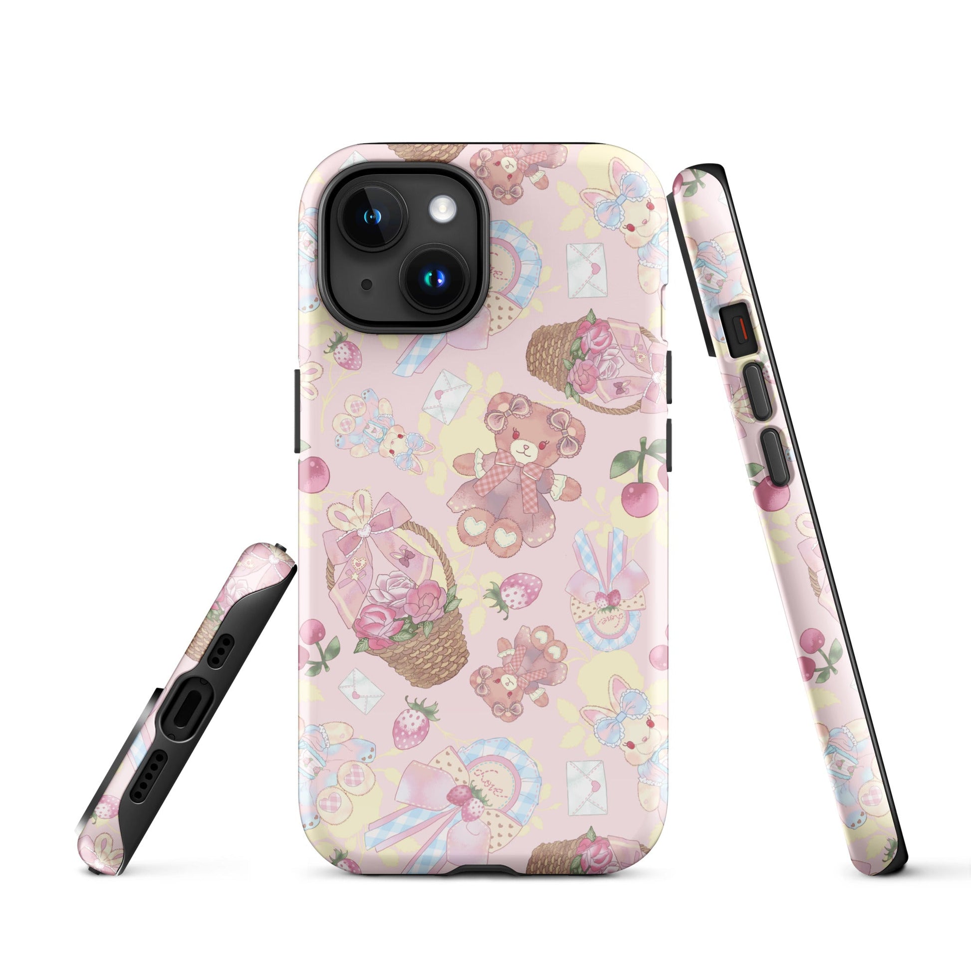 Stylish Sweet Teddy iPhone® Tough Case features cute patterns and durable dual-layer protection for your phone.