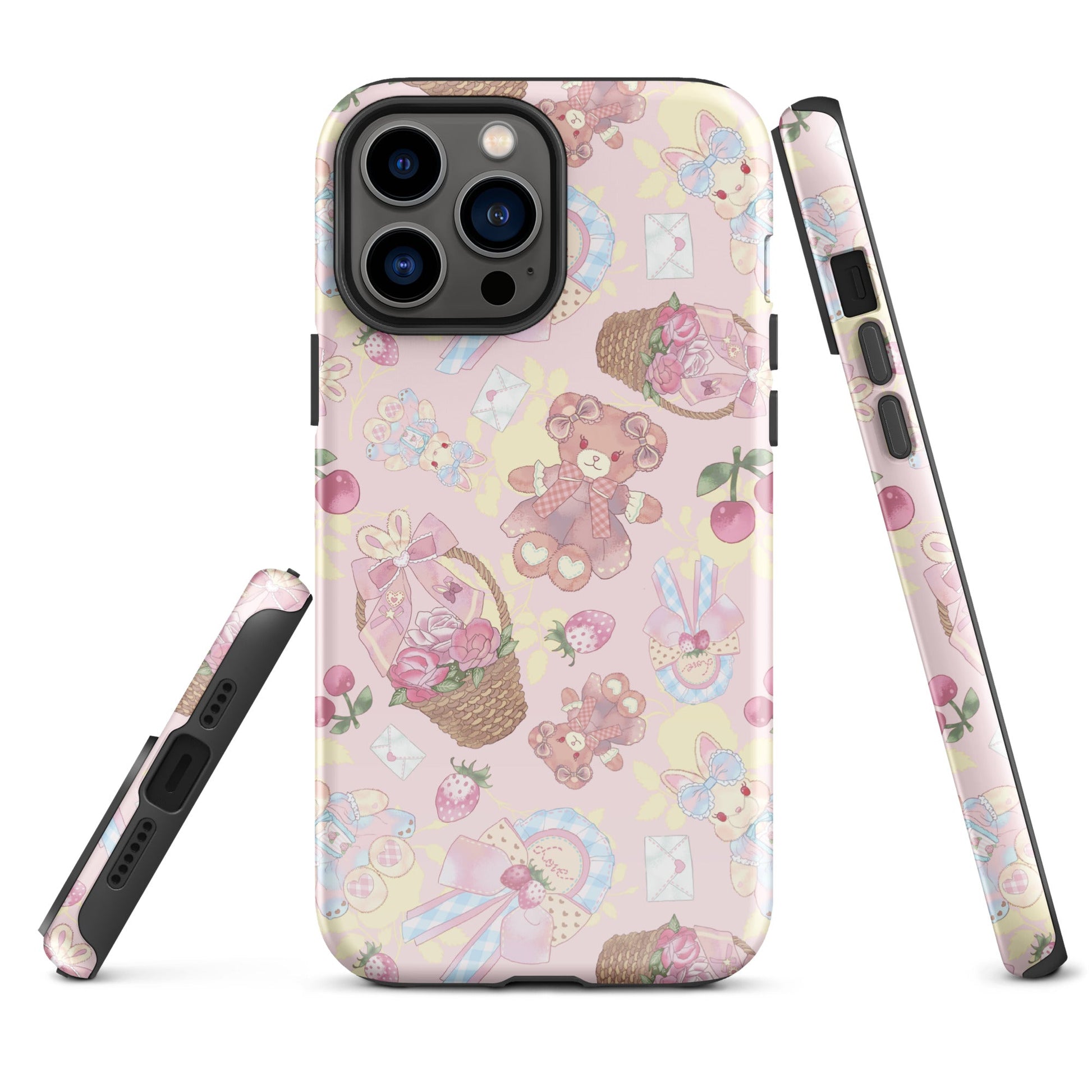 Stylish and durable Sweet Teddy iPhone® Tough Case with cute designs, perfect for year-round phone protection.
