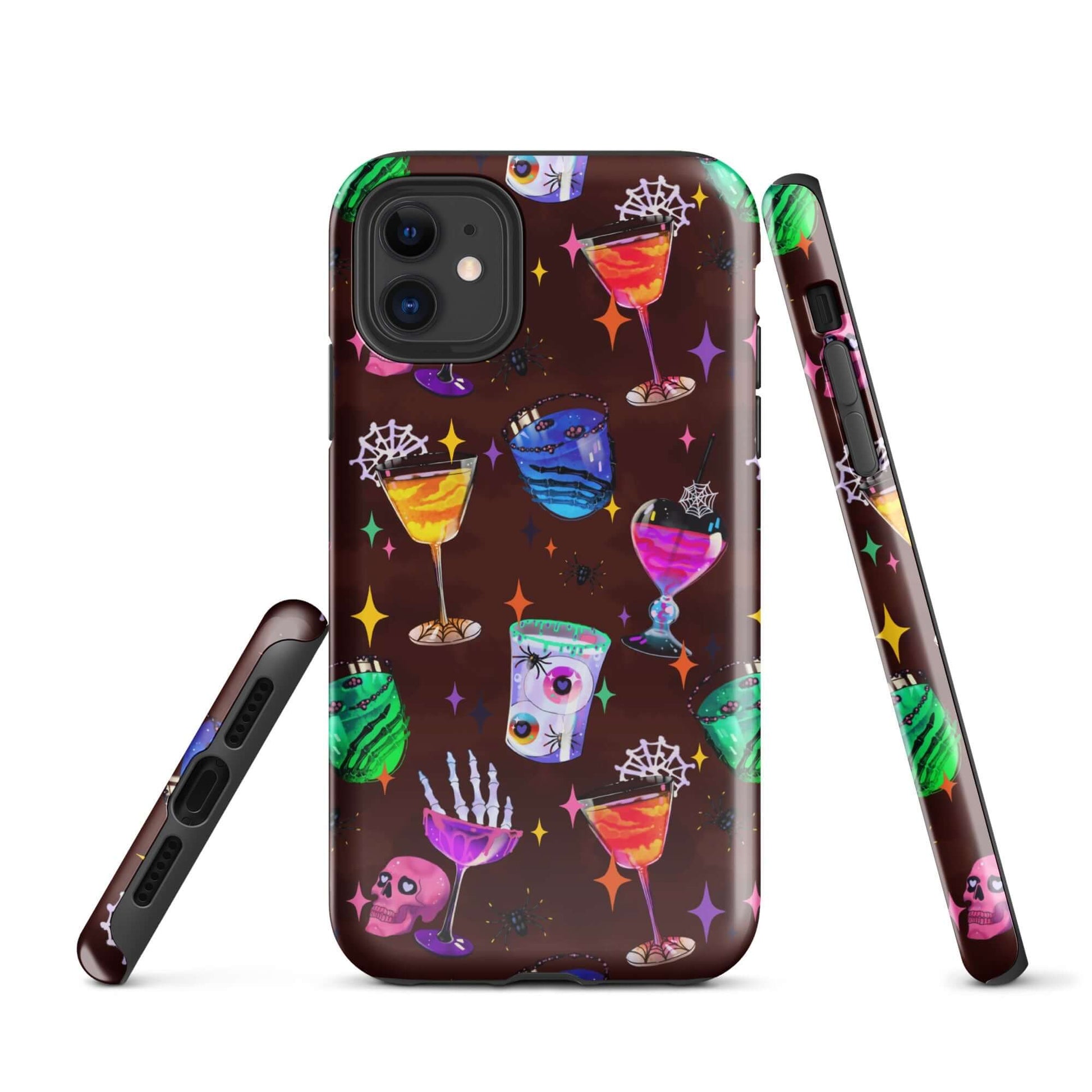 Colorful Monster Party iPhone® Tough Case features durable protection and fun designs, perfect for stylish phone safety.