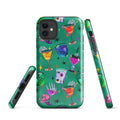 Durable Monster Party iPhone® Tough Case features fun designs, impact-resistant shell, and TPU lining for protection.