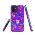 Colorful Monster Party iPhone® Tough Case featuring fun designs, ensuring stylish protection for your device.