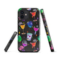 Durable Monster Party iPhone® Tough Case features vibrant designs and dual-layer protection for stylish, safe phone use.